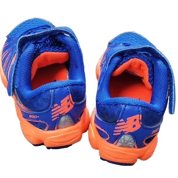 New Balance Blue & Orange Sneaker Shoe - Picture 4 of 5